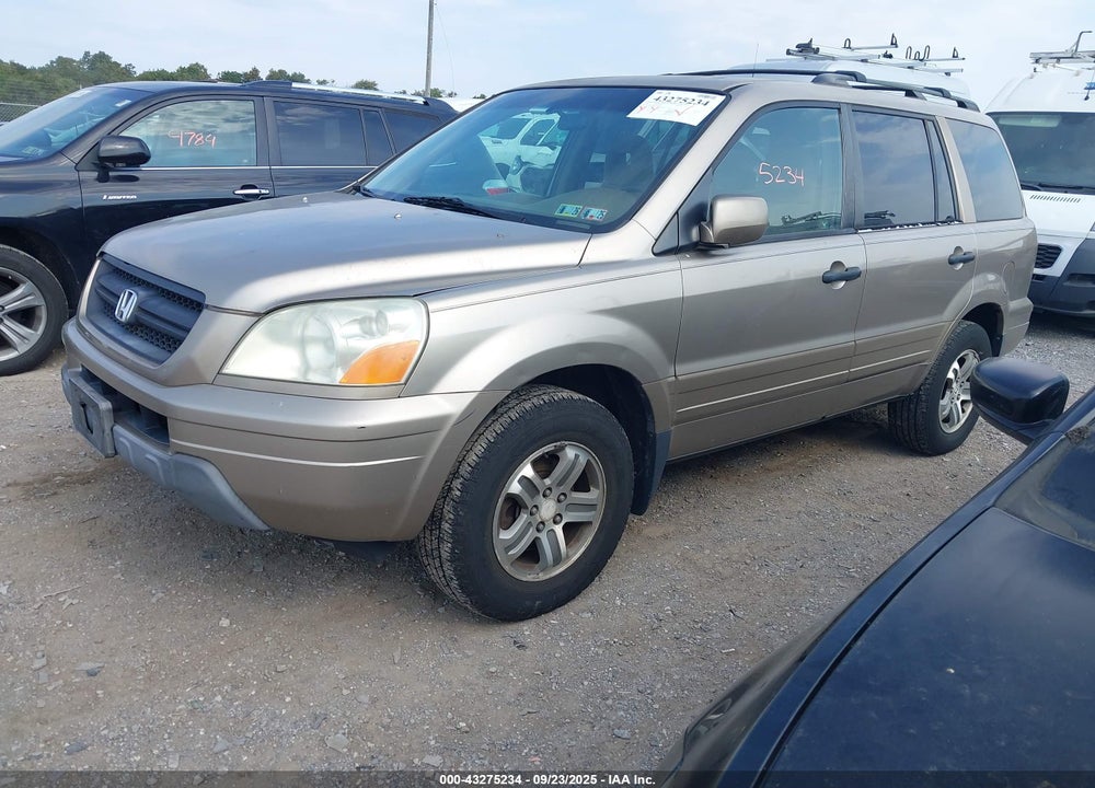 2003 HONDA PILOT EX VIN: 2HKYF18453H606562