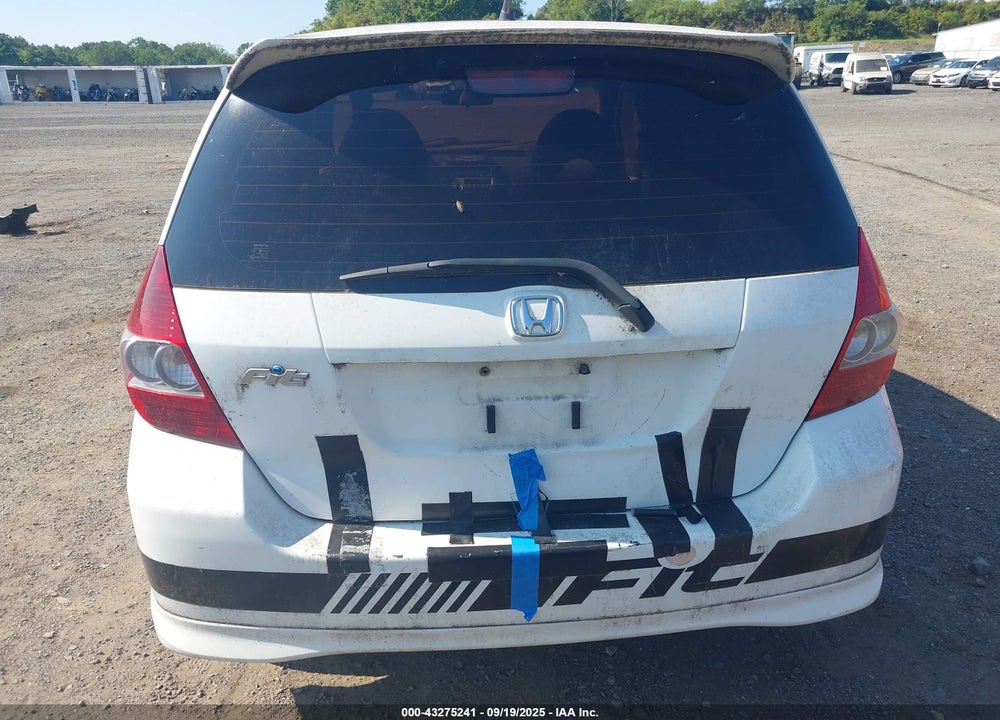 2007 HONDA FIT SPORT VIN: JHMGD38647S034243