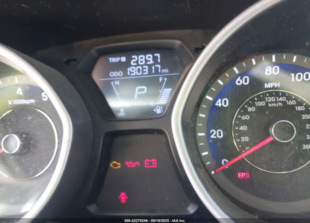 2013 HYUNDAI ELANTRA GLS (ULSAN PLANT) VIN: KMHDH4AE0DU787330
