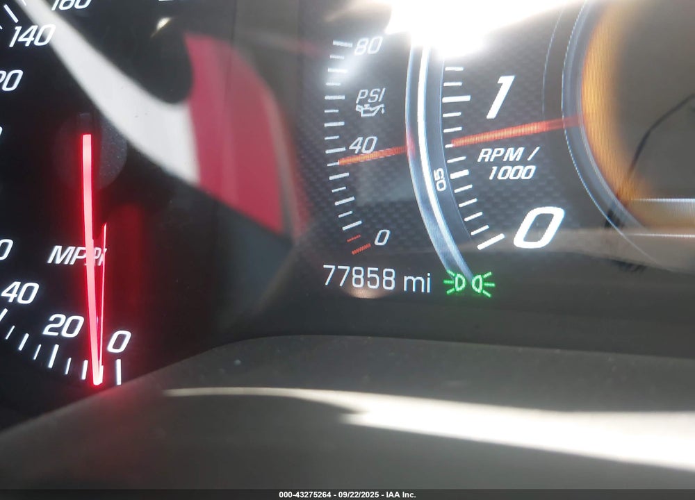2017 CHEVROLET CORVETTE STINGRAY Z51 VIN: 1G1YK2D72H5103153