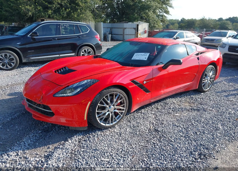 2017 CHEVROLET CORVETTE STINGRAY Z51 VIN: 1G1YK2D72H5103153