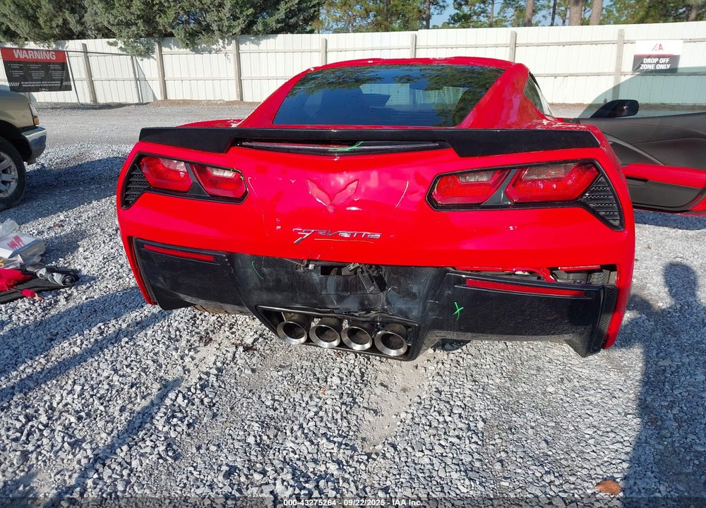 2017 CHEVROLET CORVETTE STINGRAY Z51 VIN: 1G1YK2D72H5103153