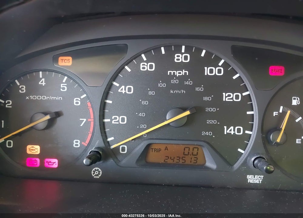 2001 HONDA ACCORD 3.0 EX VIN: 1HGCG16571A033690