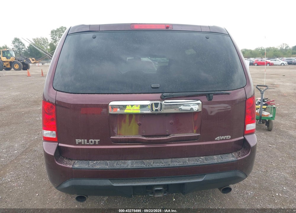 2012 HONDA PILOT VIN: 5FNYF4H59CB040012