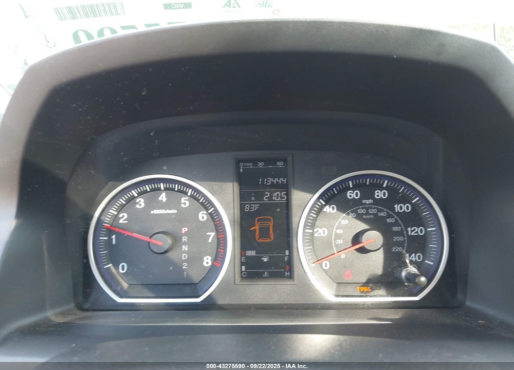 2008 HONDA CR-V EX VIN: 5J6RE48598L011843