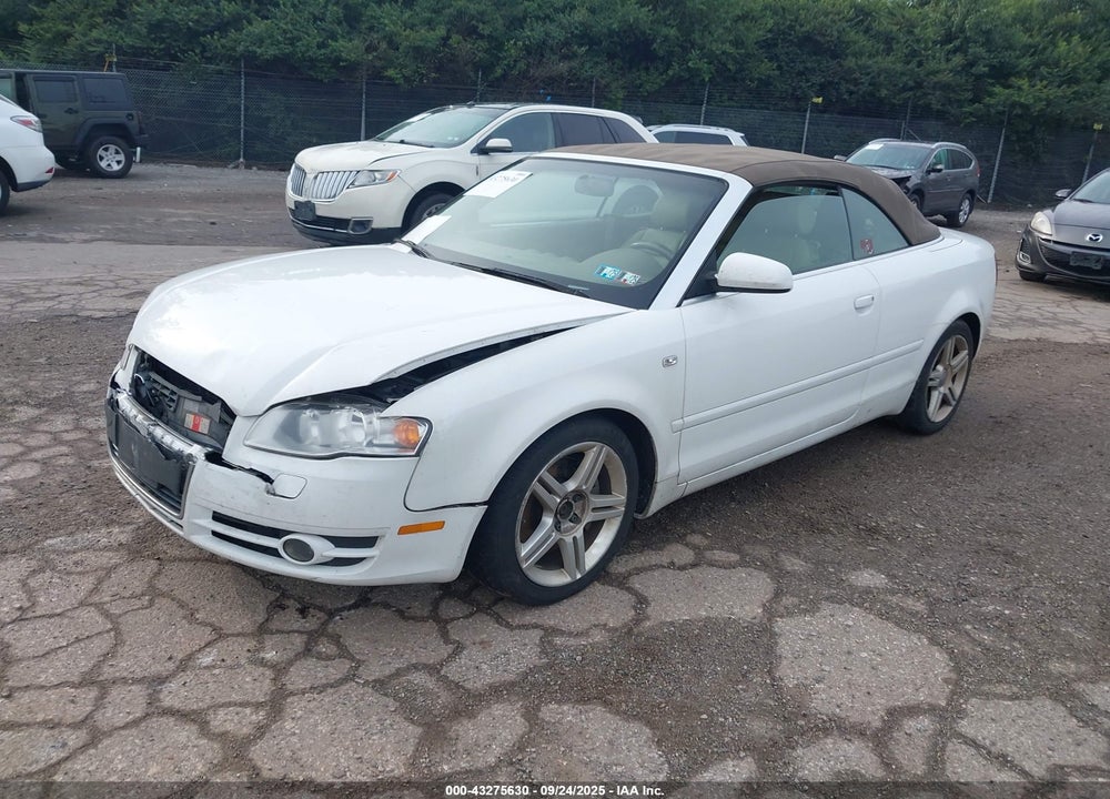 2007 AUDI A4 VIN: WAUDF48HX7K030748