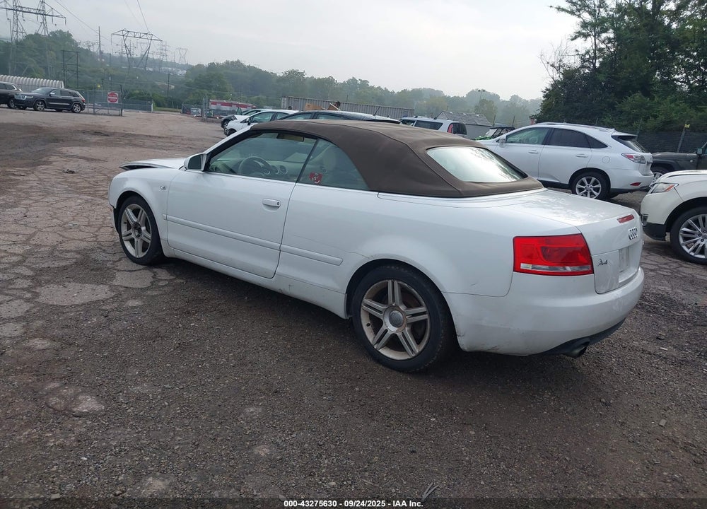 2007 AUDI A4 VIN: WAUDF48HX7K030748