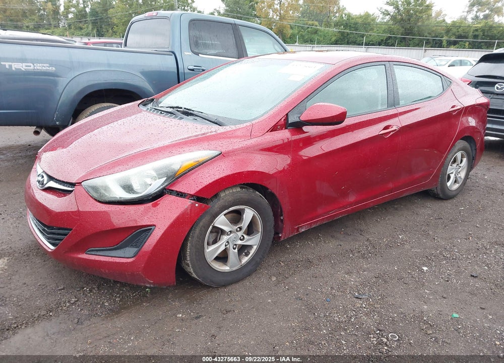 2014 HYUNDAI ELANTRA SE VIN: 5NPDH4AE2EH541864