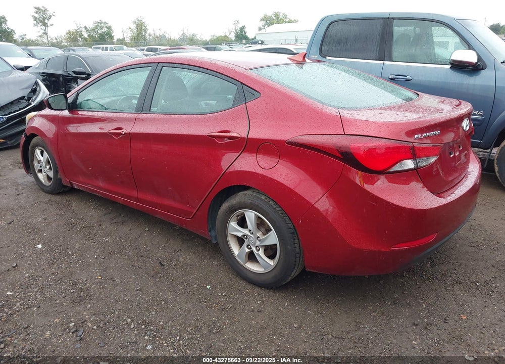 2014 HYUNDAI ELANTRA SE VIN: 5NPDH4AE2EH541864