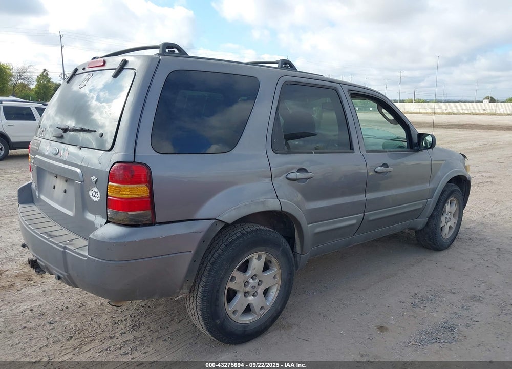 2007 FORD ESCAPE LIMITED VIN: 1FMCU04107KA65817