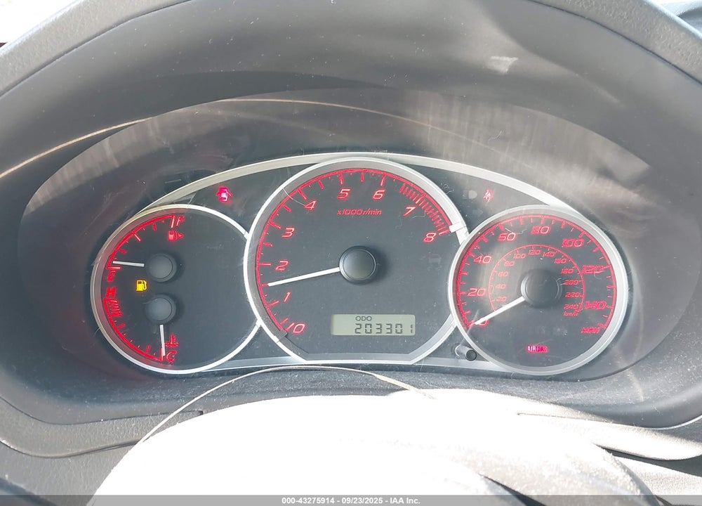 2008 SUBARU IMPREZA WRX VIN: JF1GH74698G811335