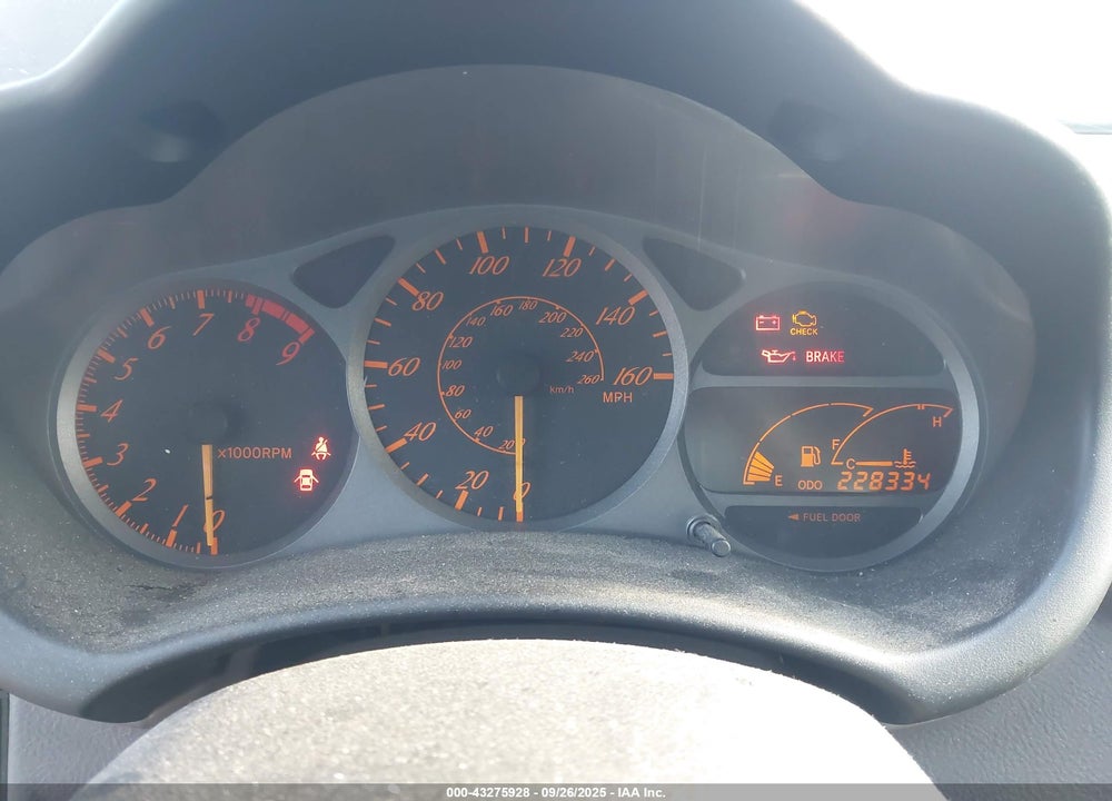 2001 TOYOTA CELICA VIN: JTDDY32T010049428