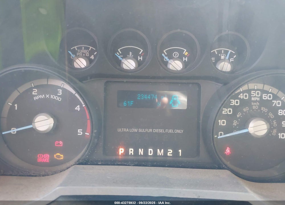 2013 FORD F-250 XLT VIN: 1FT7W2BT5DEB13788