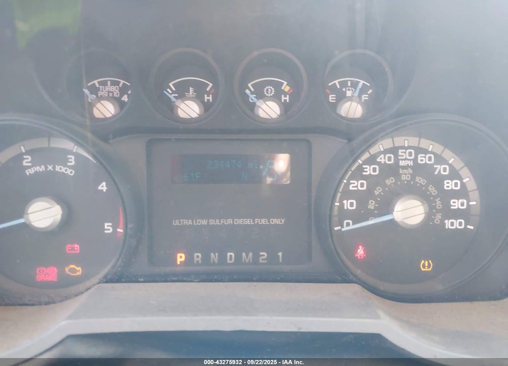 2013 FORD F-250 XLT VIN: 1FT7W2BT5DEB13788