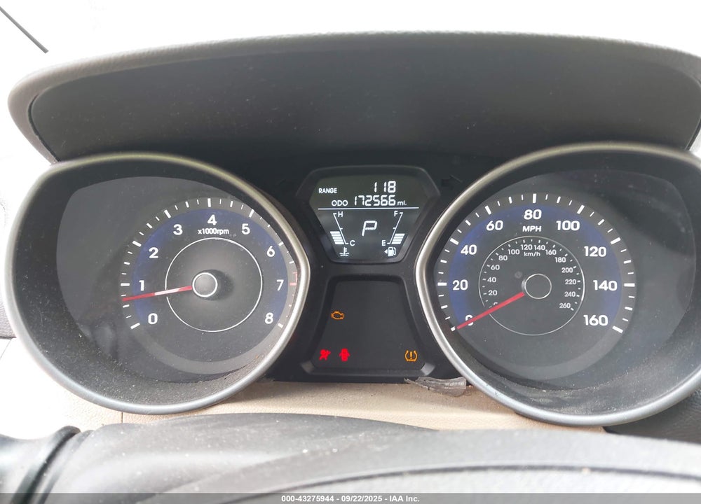 2013 HYUNDAI ELANTRA LIMITED VIN: 5NPDH4AE0DH205791