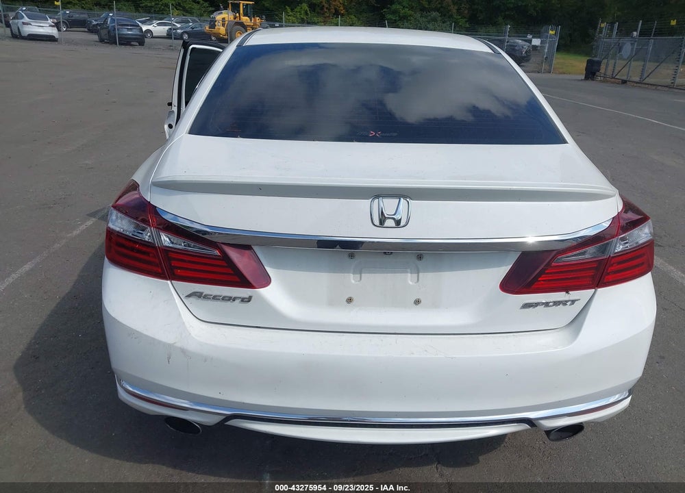 2016 HONDA ACCORD SPORT VIN: 1HGCR2F60GA087320