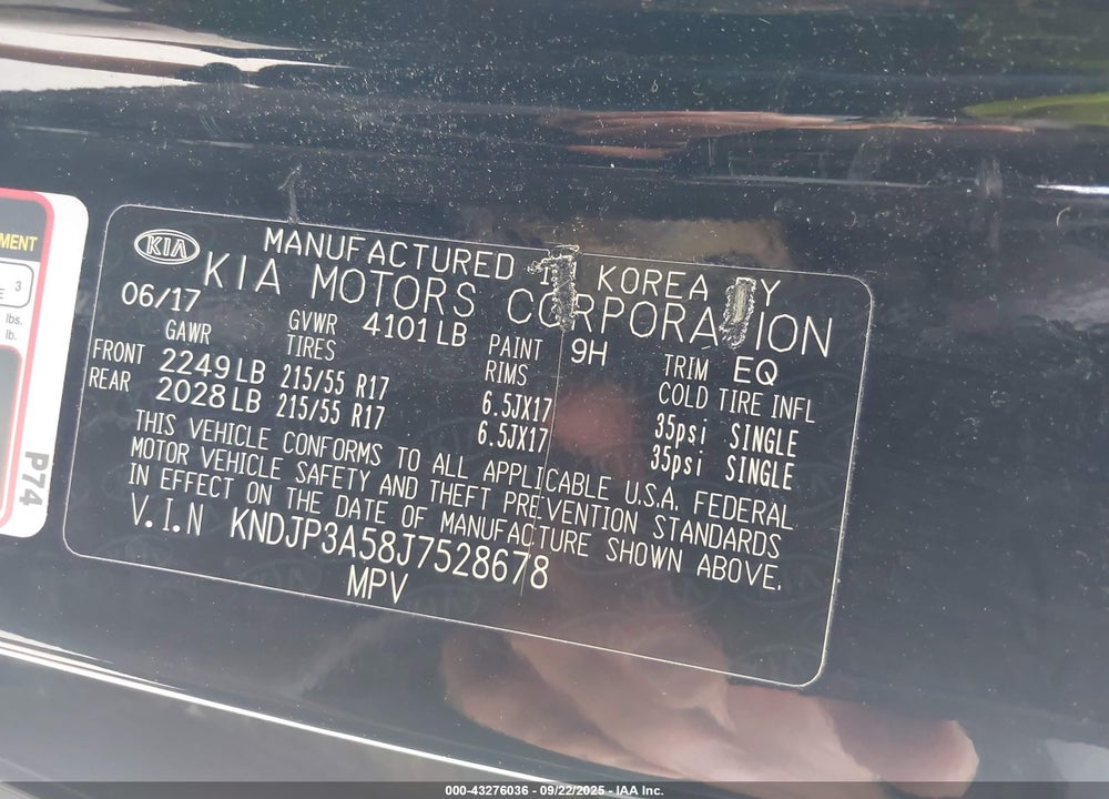 2018 KIA SOUL VIN: KNDJP3A58J7528678