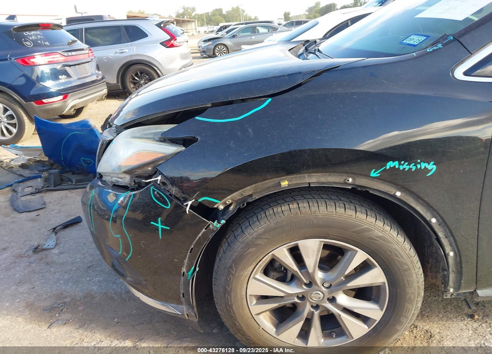 2015 NISSAN MURANO VIN: 5N1AZ2MG3FN240793
