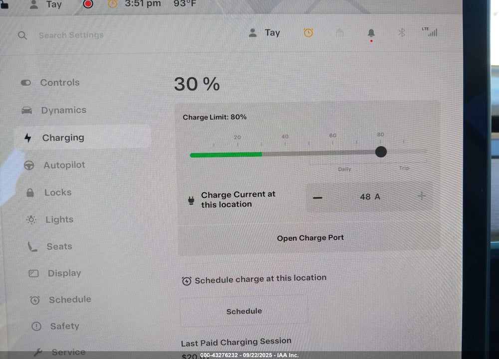 2022 TESLA MODEL 3 VIN: 5YJ3E1EB4NF173723