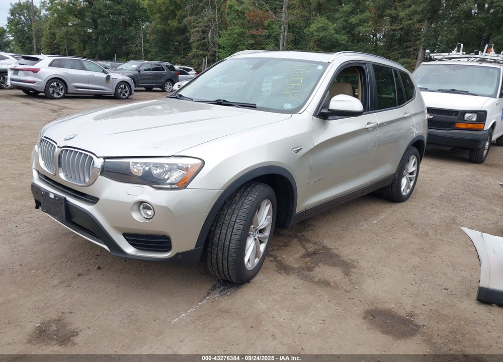 2016 BMW X3 VIN: 5UXWX9C58G0D80637