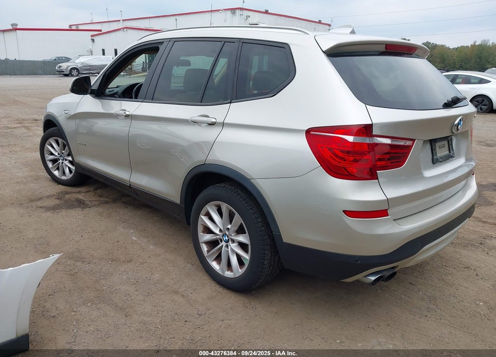 2016 BMW X3 VIN: 5UXWX9C58G0D80637