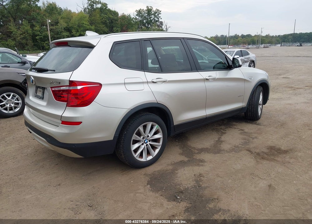 2016 BMW X3 VIN: 5UXWX9C58G0D80637