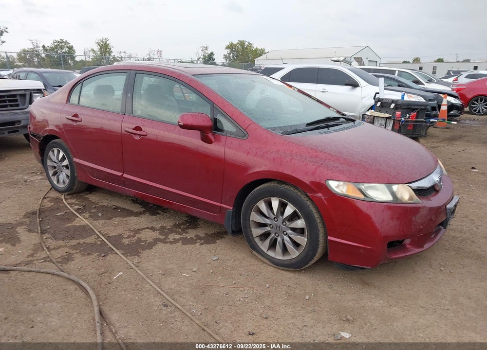2009 HONDA CIVIC EX-L VIN: 2HGFA16909H343422
