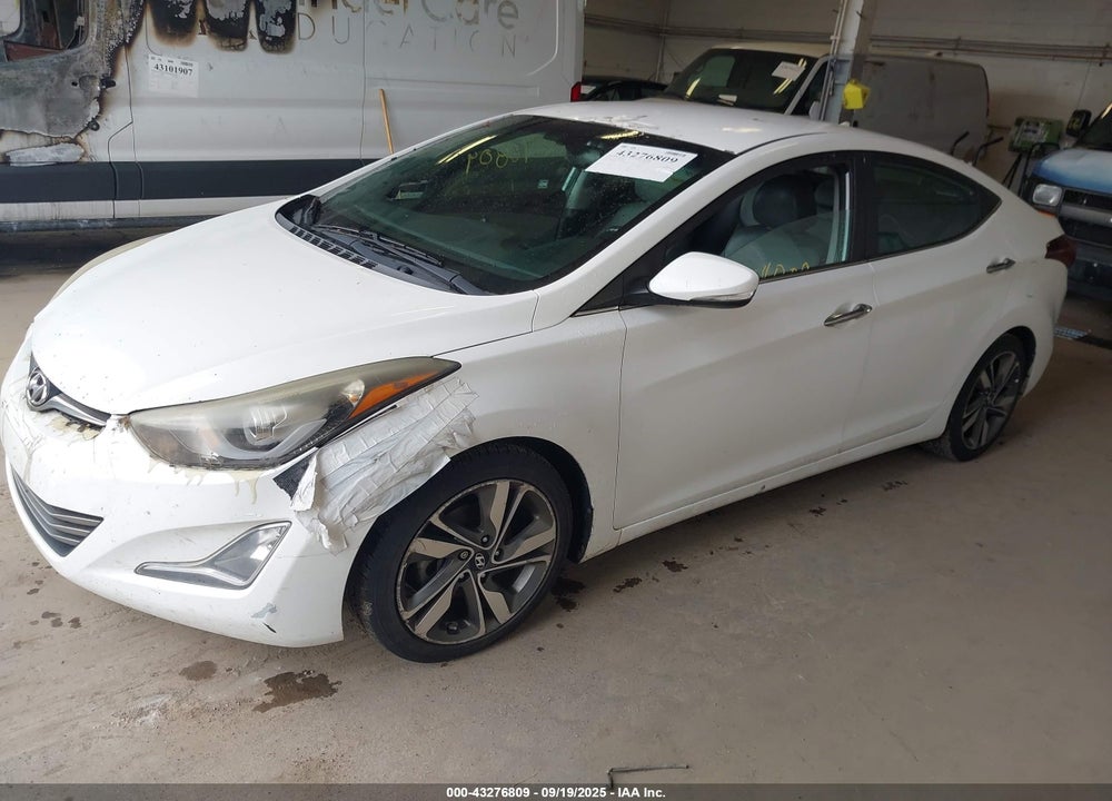 2014 HYUNDAI ELANTRA LIMITED VIN: 5NPDH4AE5EH471891