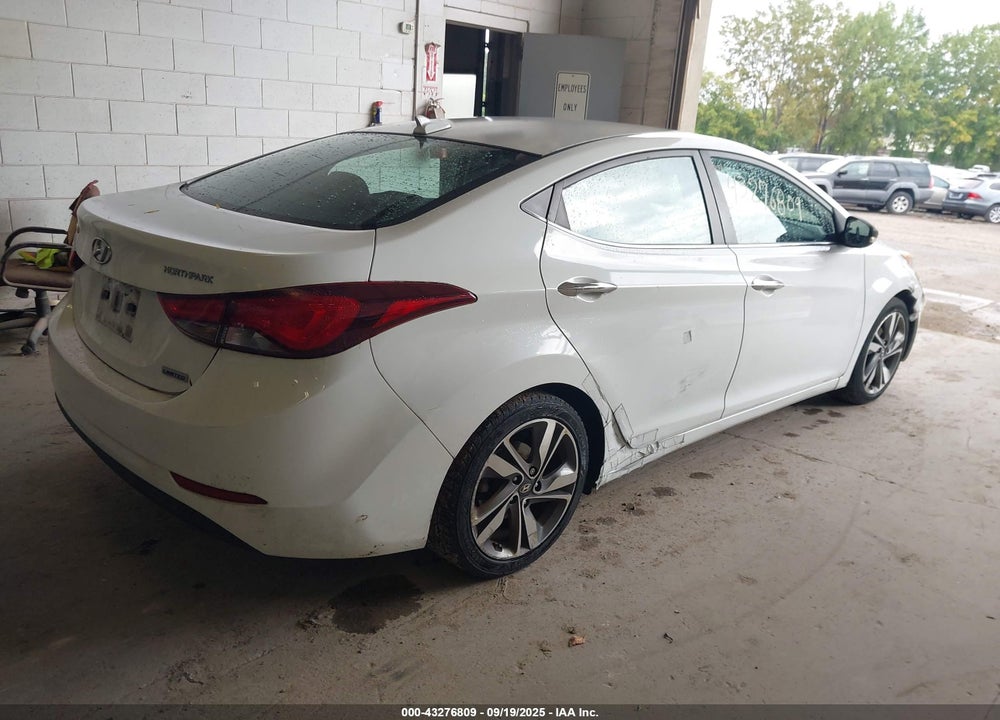 2014 HYUNDAI ELANTRA LIMITED VIN: 5NPDH4AE5EH471891