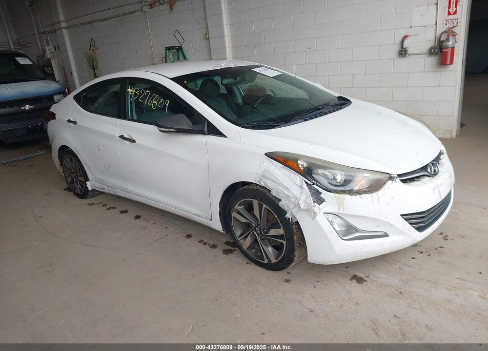 2014 HYUNDAI ELANTRA LIMITED VIN: 5NPDH4AE5EH471891
