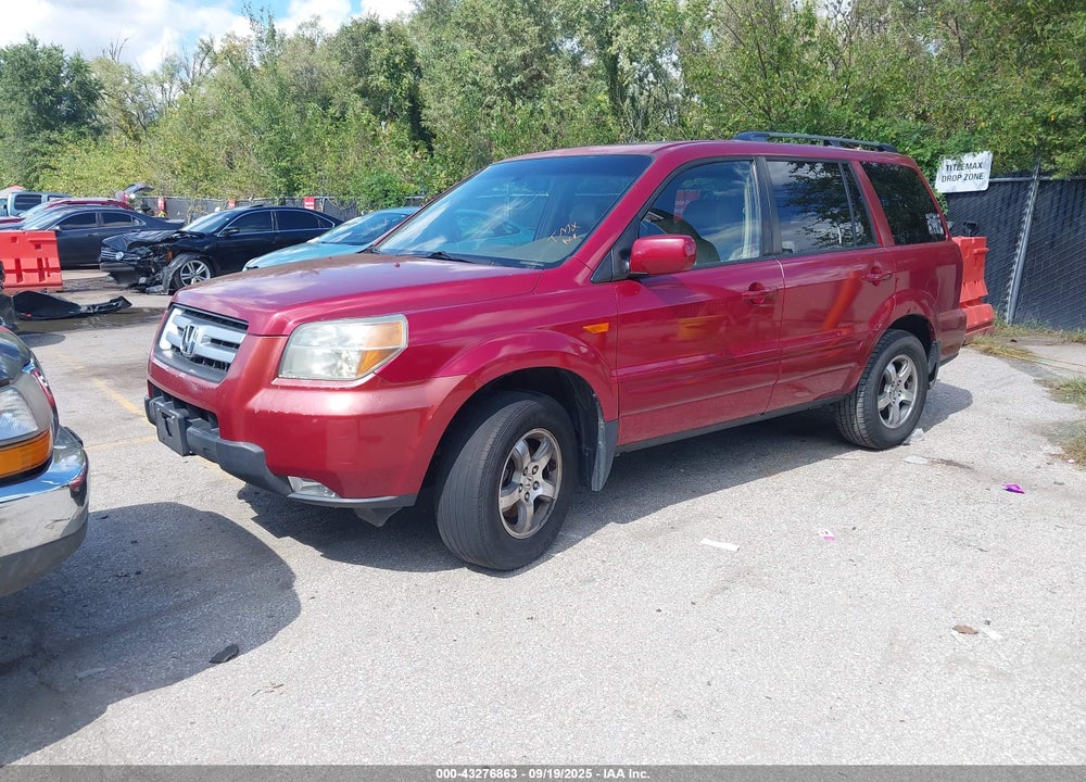 2006 HONDA PILOT EX-L VIN: 2HKYF18586H526721
