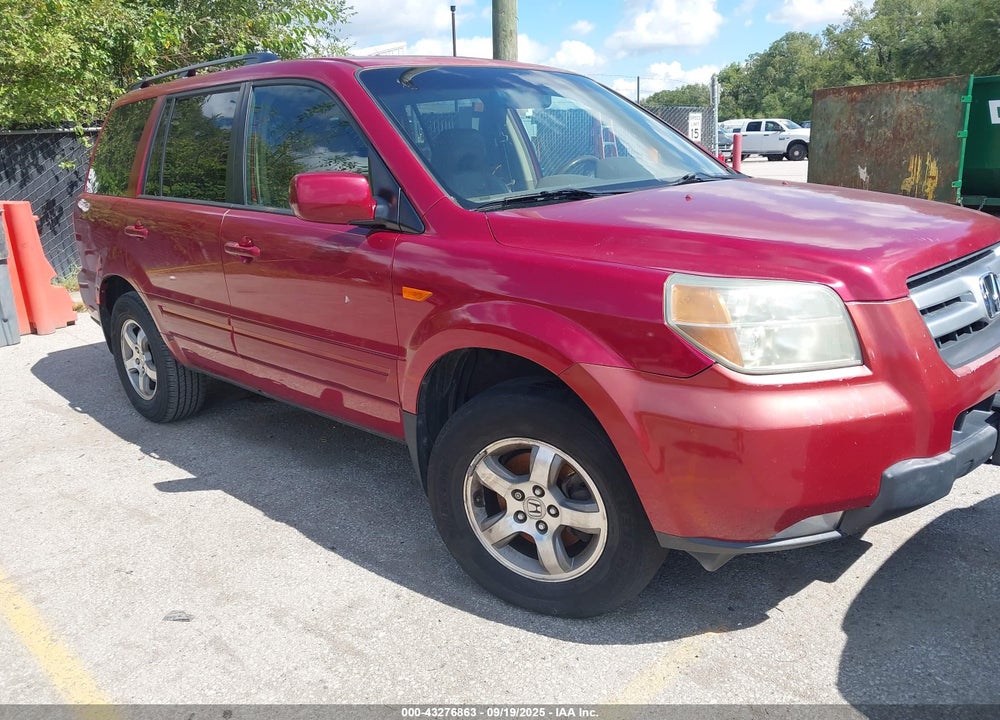 2006 HONDA PILOT EX-L VIN: 2HKYF18586H526721