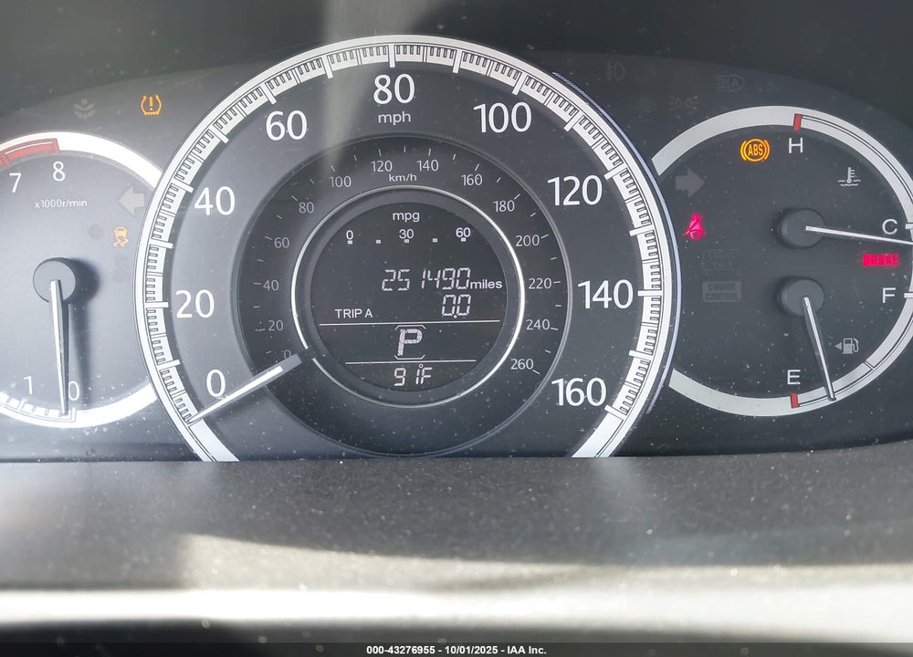2013 HONDA ACCORD LX VIN: 1HGCR2F36DA014311