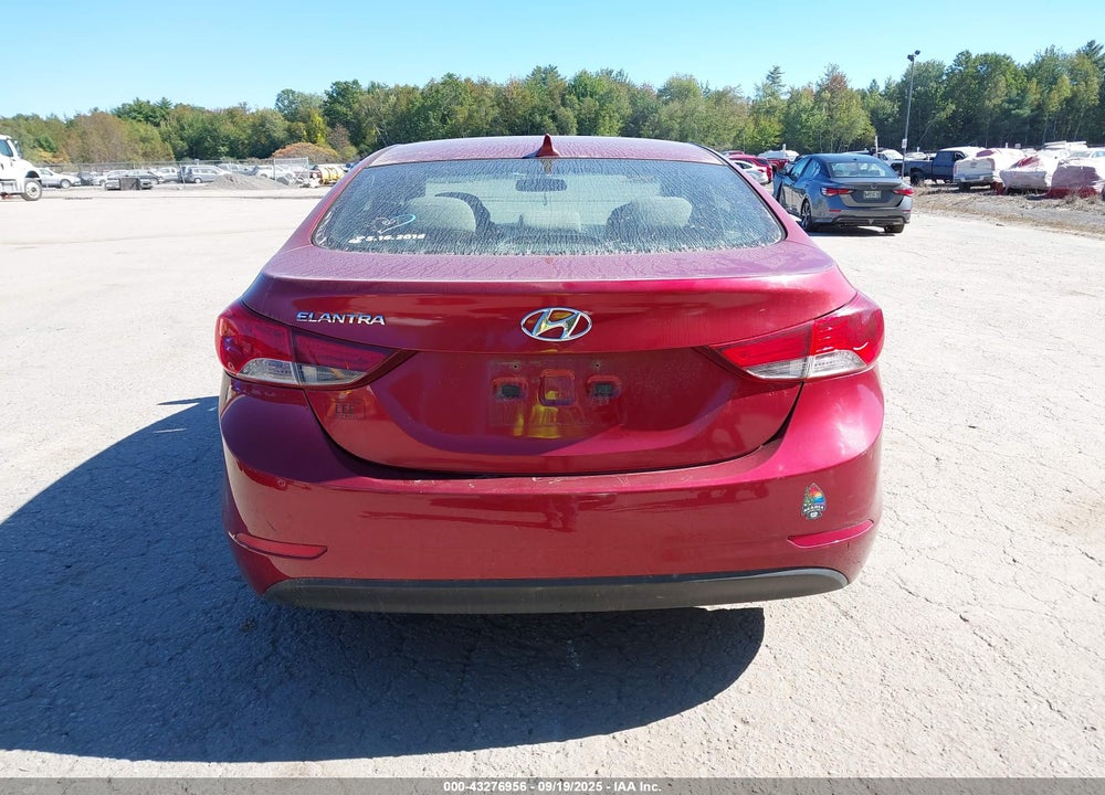 2014 HYUNDAI ELANTRA VIN: 5NPDH4AEXEH543457