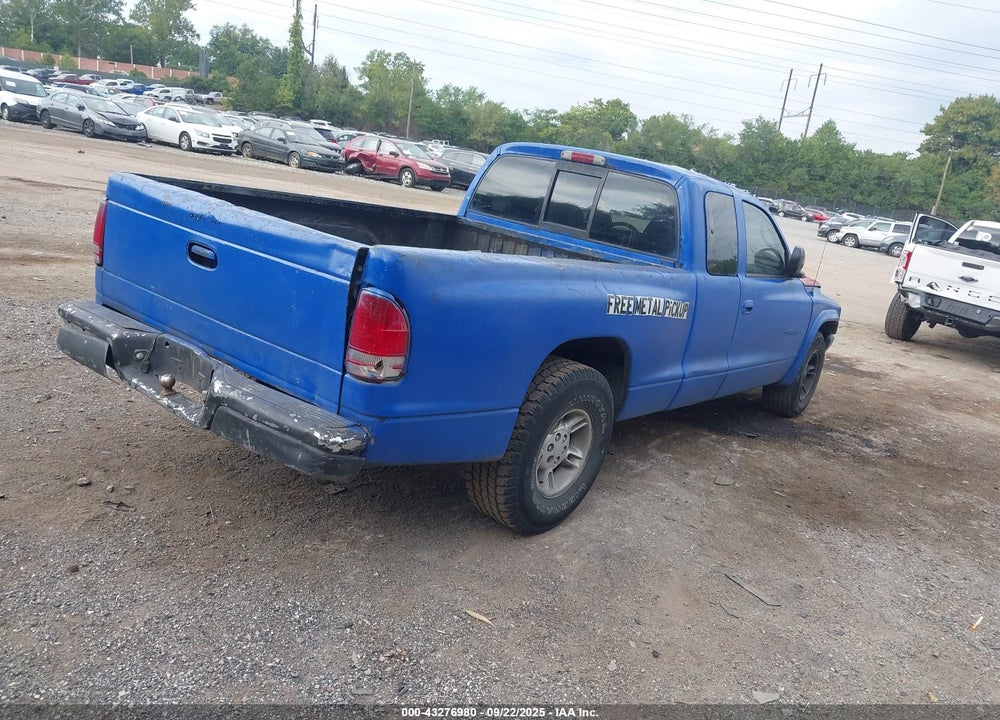 2000 DODGE DAKOTA VIN: 1B7GL22X3YS703250