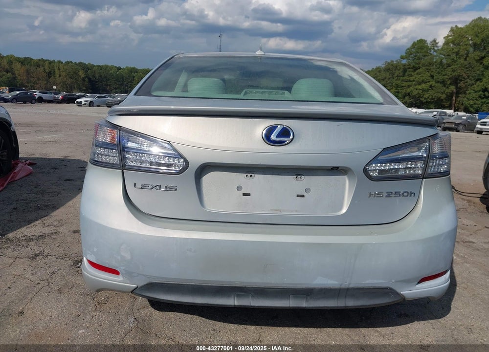 2010 LEXUS HS 250H VIN: JTHBB1BA9A2011274