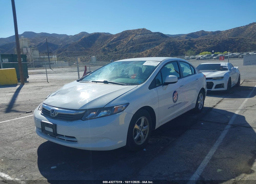 2012 HONDA CIVIC VIN: 19XFB5F57CE002005