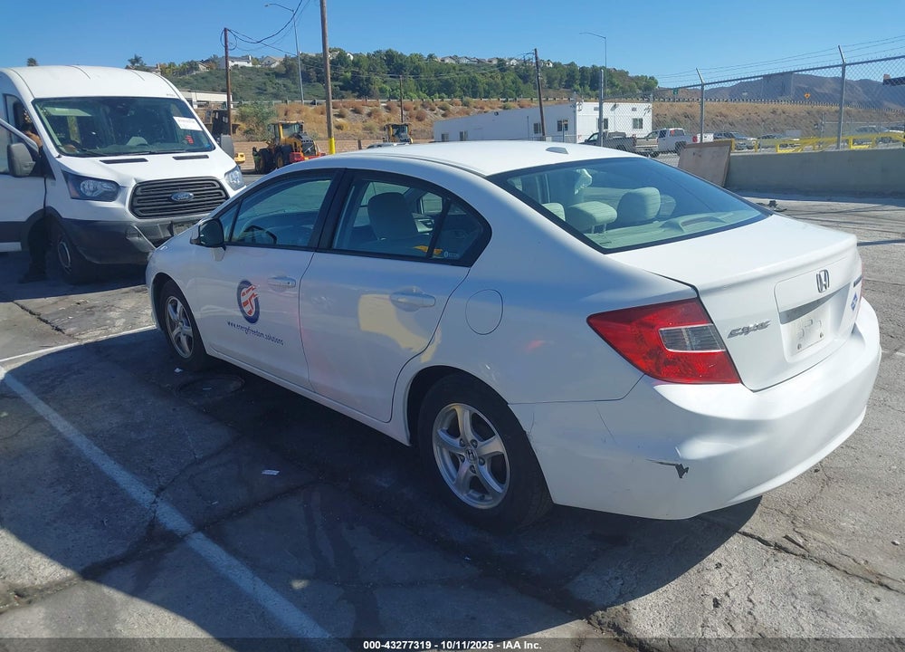 2012 HONDA CIVIC VIN: 19XFB5F57CE002005