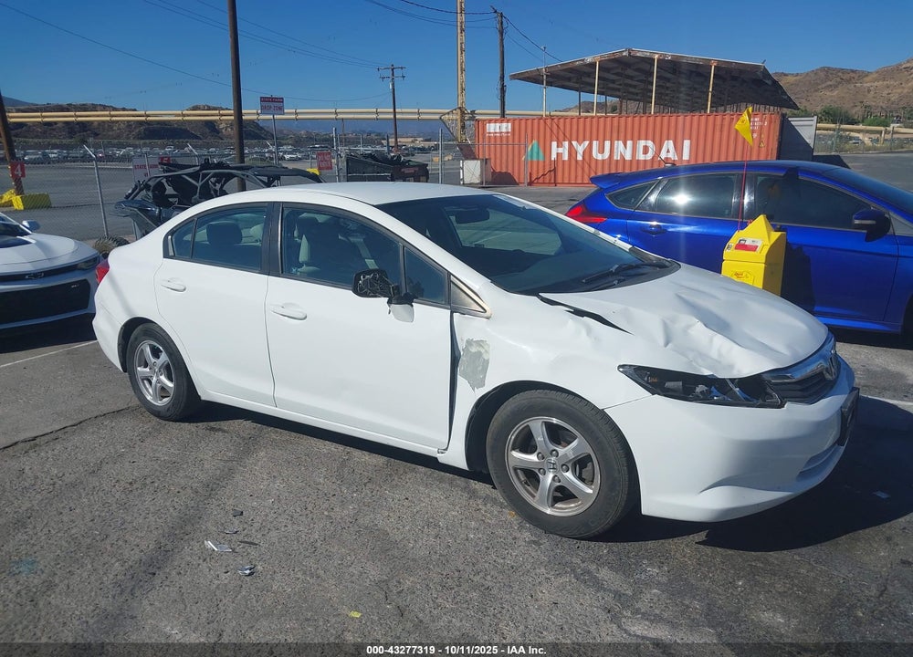 2012 HONDA CIVIC VIN: 19XFB5F57CE002005