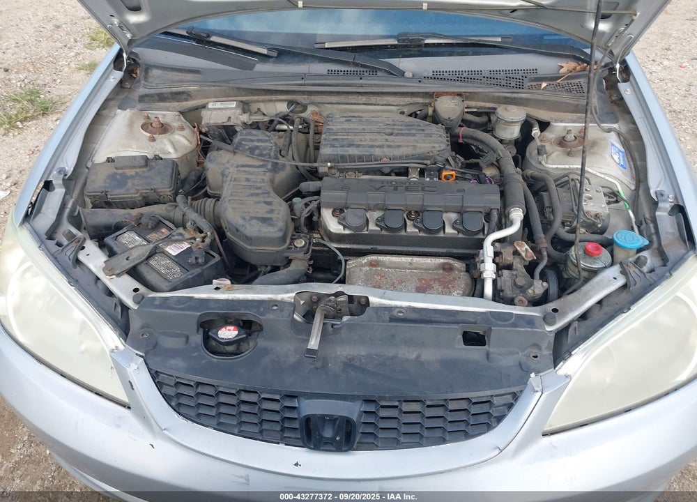 2005 HONDA CIVIC EX VIN: 1HGEM22995L046287
