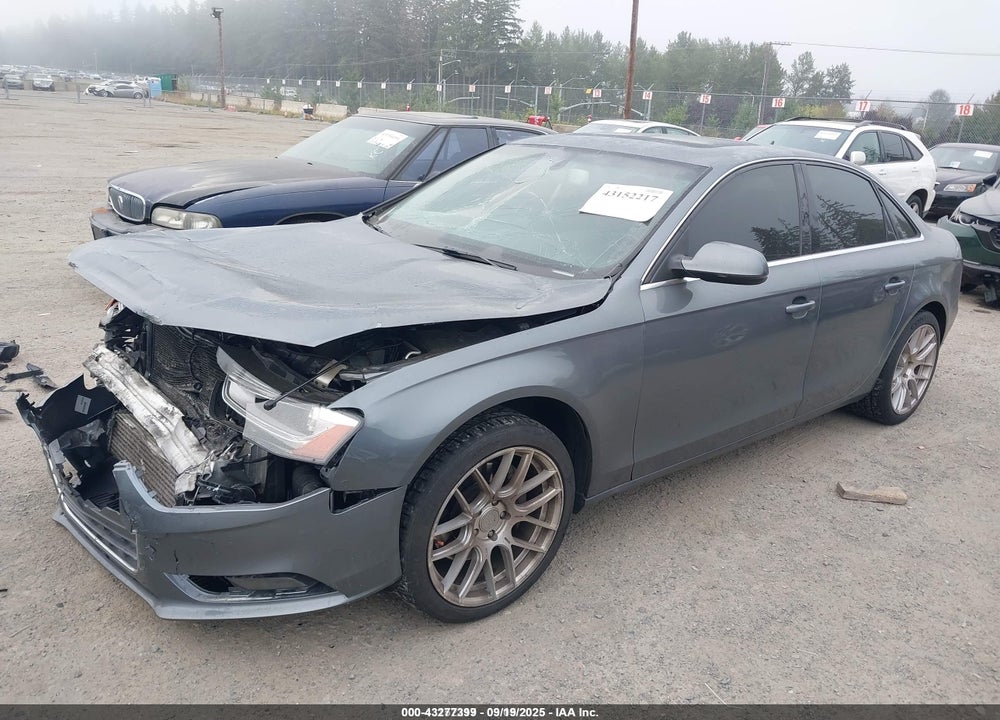 2013 AUDI A4 2.0T PREMIUM VIN: WAUFFAFL1DN004578