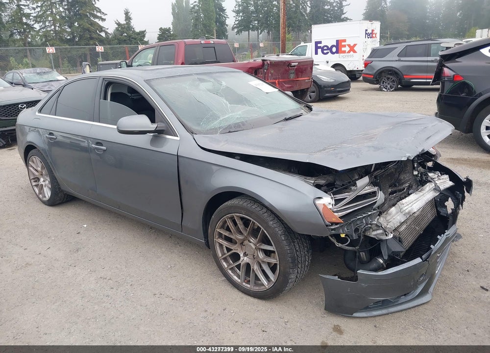 2013 AUDI A4 2.0T PREMIUM VIN: WAUFFAFL1DN004578