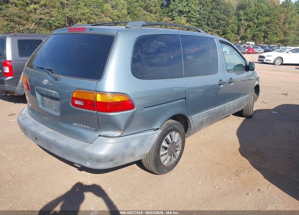 2000 TOYOTA SIENNA LE VIN: 4T3ZF13C7YU296546