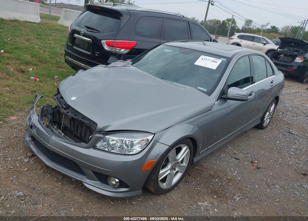 2010 MERCEDES-BENZ C CLASS VIN: WDDGF8BB5AF453514