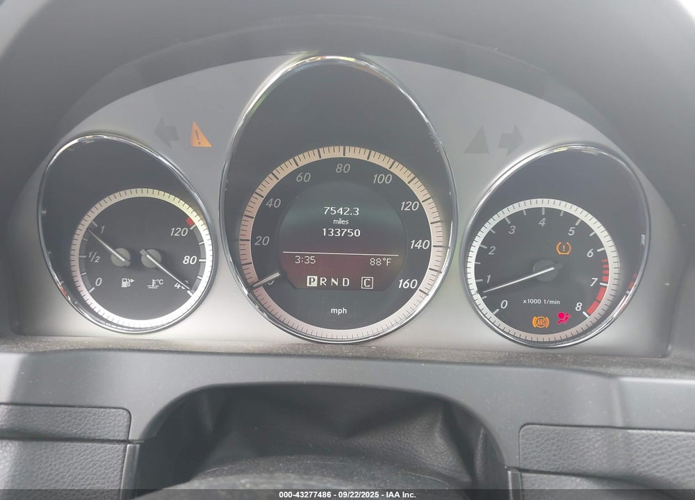 2010 MERCEDES-BENZ C CLASS VIN: WDDGF8BB5AF453514
