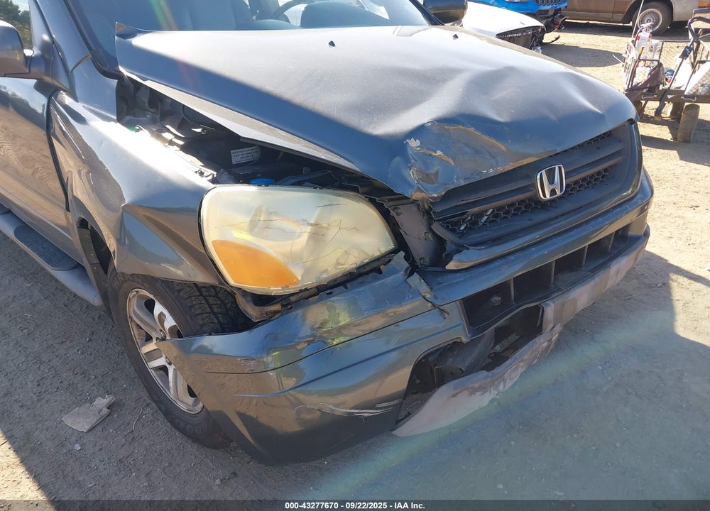 2003 HONDA PILOT EX-L VIN: 2HKYF185X3H517448