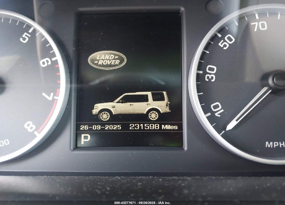 2012 LAND ROVER LR4 VIN: SALAK2D46CA619779