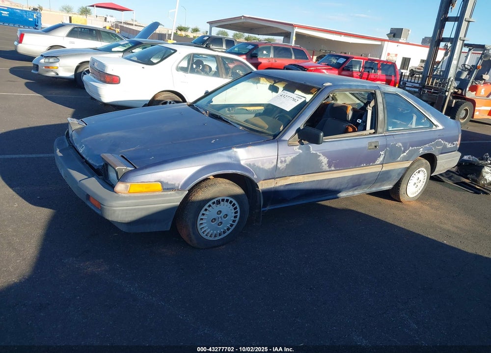 1987 HONDA ACCORD DX VIN: JHMCA5462HC082893