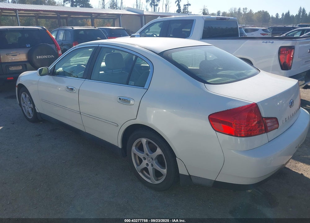 2004 INFINITI G35X VIN: JNKCV51F44M706786