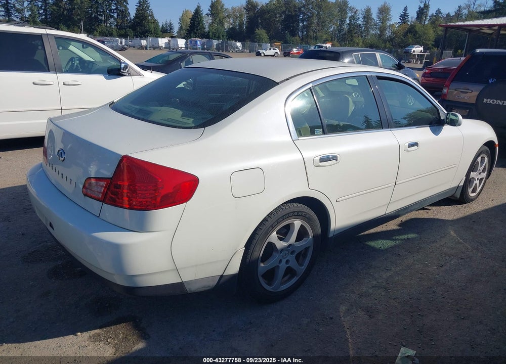 2004 INFINITI G35X VIN: JNKCV51F44M706786